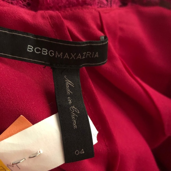 BCBG Maxaria Karey Lace Back Long Gown /Dress - Picture 5 of 6